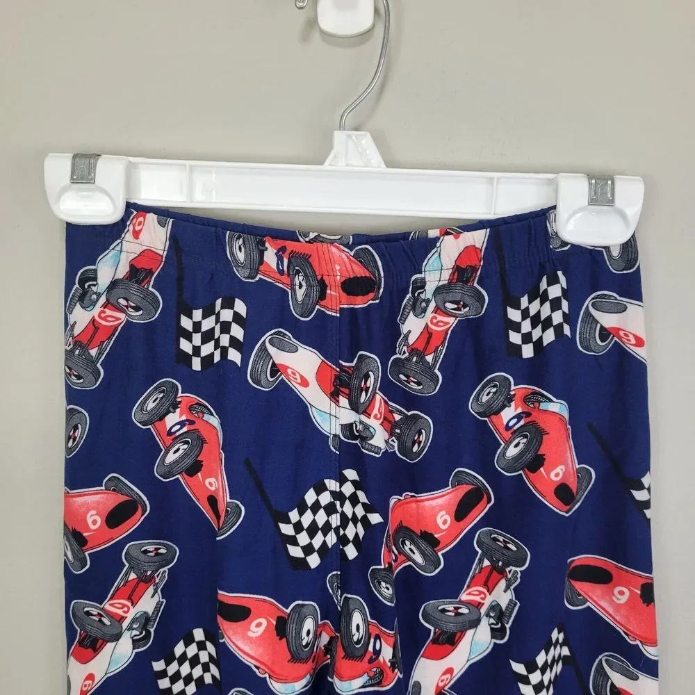 Zinati Race Car Themed Polyester Spandex‎ Ankle Leggings Plus Size OS